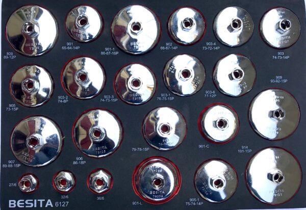 Besita Cap Type Oil Filter Wrench (22pcs)